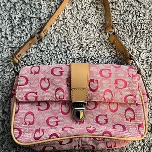 Pink guess bag